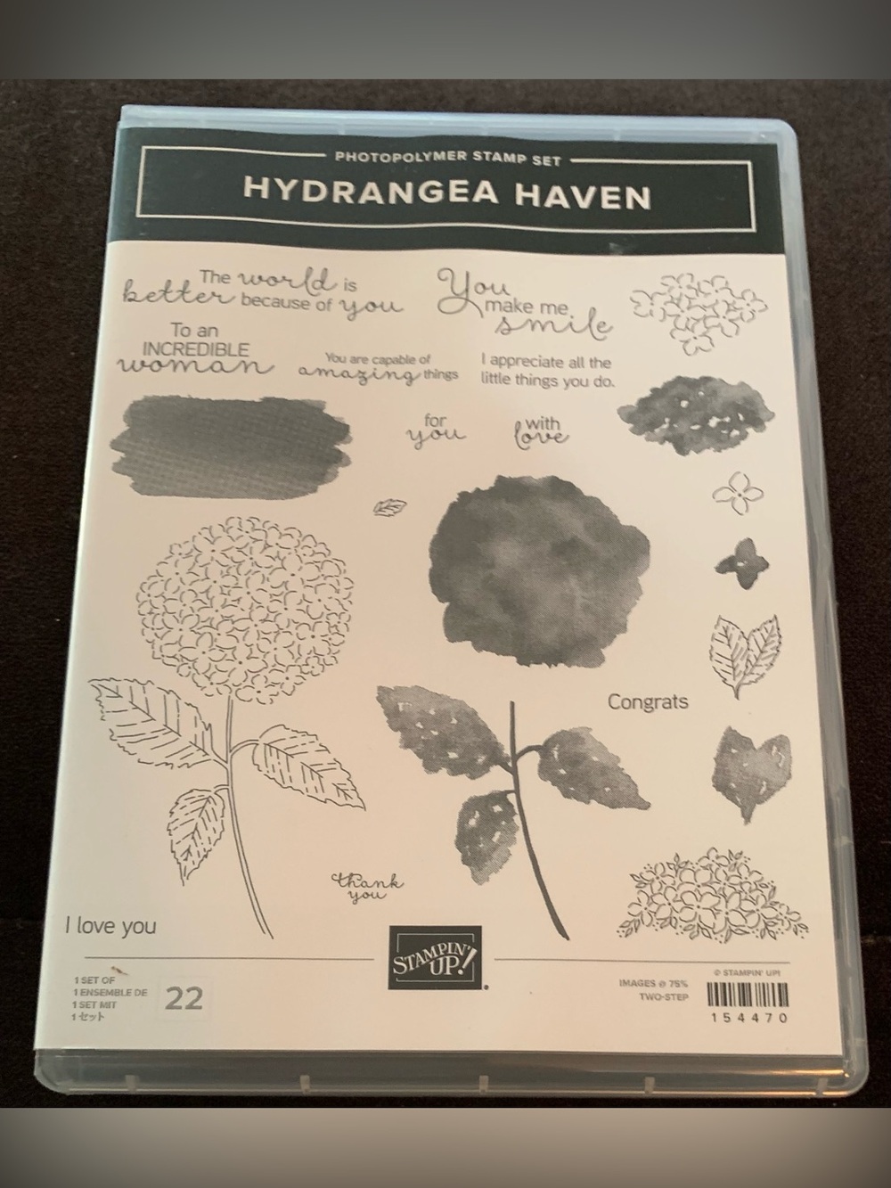 Stampin' Up! Hydrangea Haven Double Photopolymer Stamp Set
